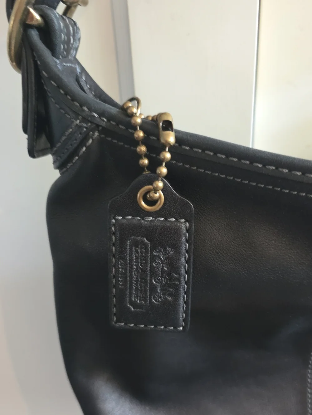 Coach Bleecker Bucket Bag With Tattersall Lining Like New!!
